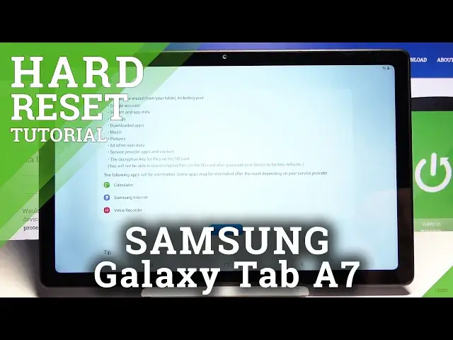 Video thumbnail for Hard Reset for SAMSUNG Galaxy Tab A7 – Wipe Data / Remove Screen Lock