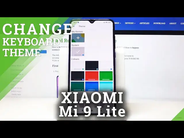 'Video thumbnail for How to Change Keyboard Theme in XIAOMI Mi 9 Lite – Keyboard Settings'