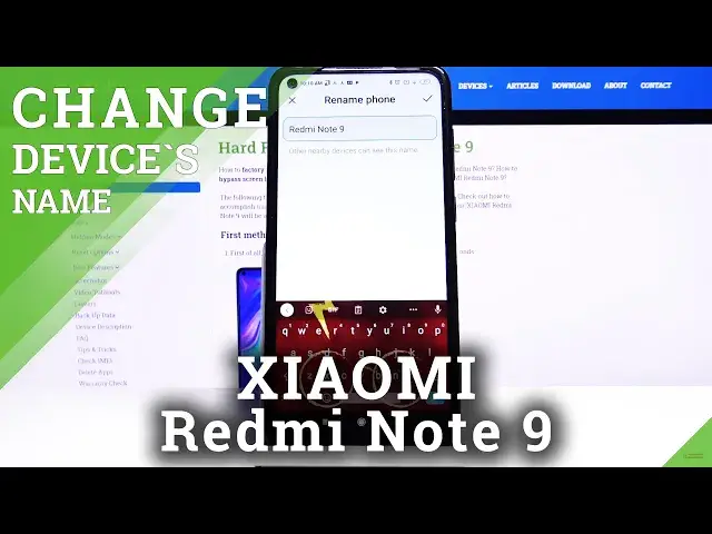 'Video thumbnail for How to Change Device’s Name in XIAOMI Redmi Note 9 – Personalize Device'