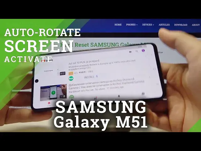 'Video thumbnail for How to Auto-Rotate Screen in SAMSUNG Galaxy M51 – Enable Auto-Rotation'