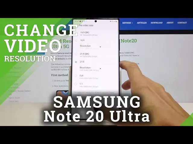 'Video thumbnail for How to Switch Video Resolution in SAMSUNG Galaxy Note 20 Ultra – Video Quality'