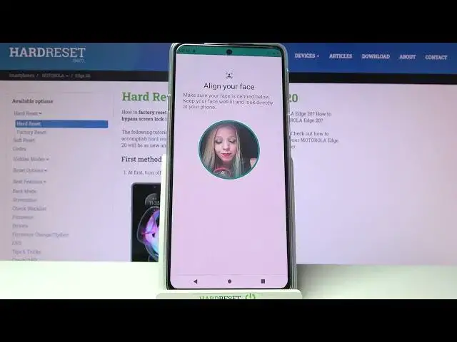 Video thumbnail for How to Add Face Data in Motorola Edge 20 - Set Up Face Unlock
