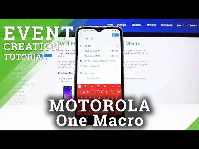 Video thumbnail for How to Add Event to Calendar in MOTOROLA One Macro - Customize Calendar