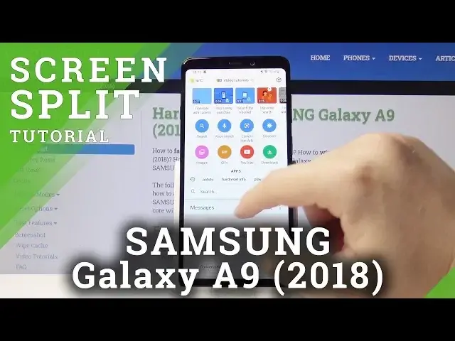 'Video thumbnail for How to Use Split Screen in SAMSUNG Galaxy A9 2018 – Create Dual Screen'