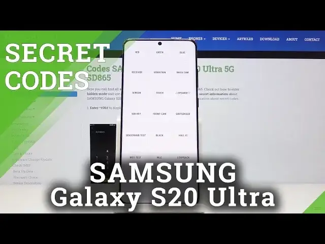 Video thumbnail for CODES SAMSUNG Galaxy S20 Ultra - Hidden Mode / Test Menu / Service Mode