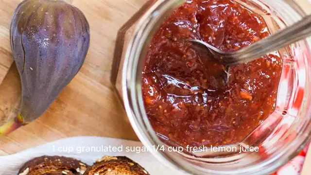 Video thumbnail for Fig jam recipe