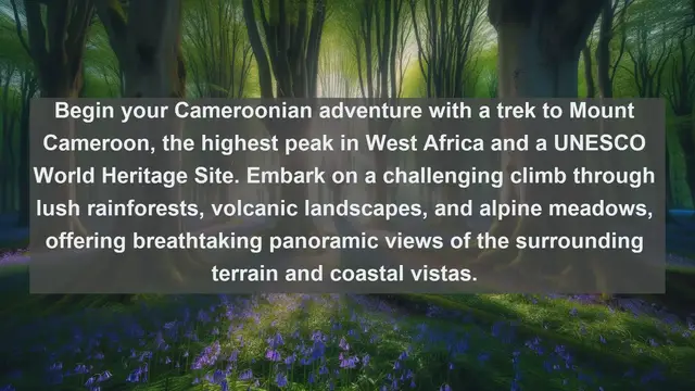 Video thumbnail for Explore the Beauty of Cameroon: Top 10 Must-See Destinations