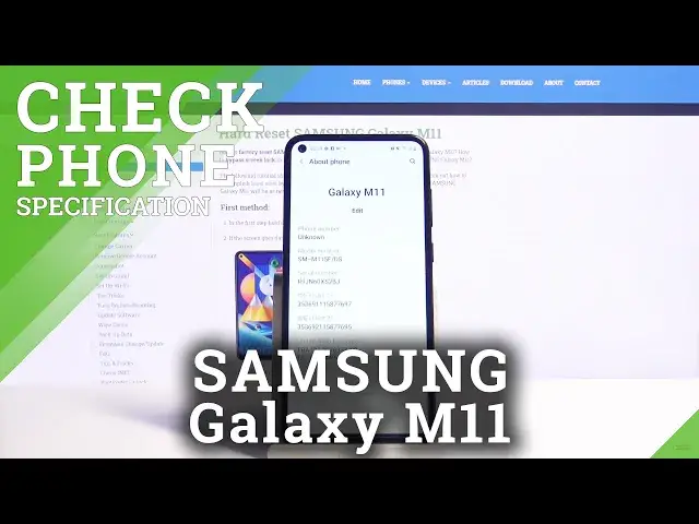 'Video thumbnail for How to Check Phone Specification in SAMSUNG Galaxy M11 – Enter Phone Information'