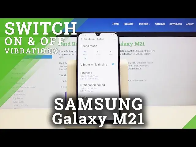 'Video thumbnail for How to Enter Vibration Settings in SAMSUNG Galaxy M21 – Vibration Options'