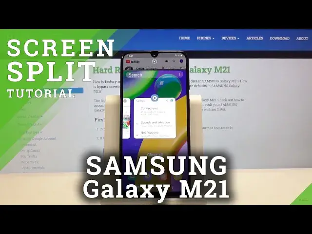'Video thumbnail for How to Split Screen in SAMSUNG Galaxy M21 – Create Double Screen'