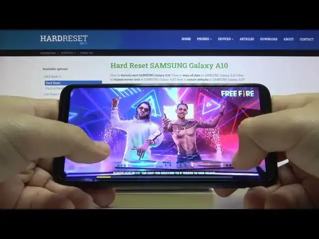 Video thumbnail for Test Garena Free Fire on Samsung Galaxy A10 – Gaming Performance Checkup
