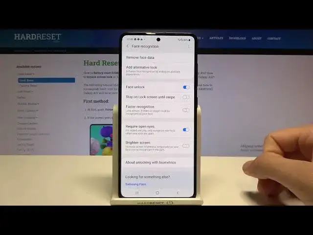 Video thumbnail for Improve Face Recognition Unlock Speed - SAMSUNG Galaxy A51 and Face ID Function