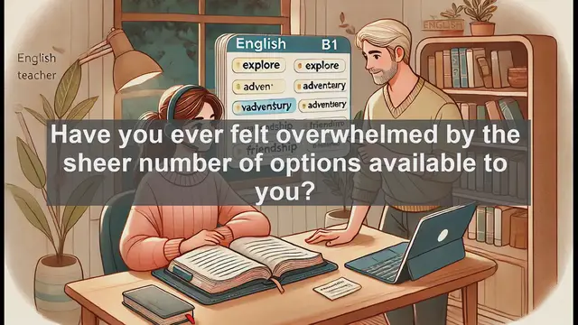 Video thumbnail for 2500 Must Know CEFR B1 Vocabulary - Understanding 'Choice': A Key Word for B1 English Learners