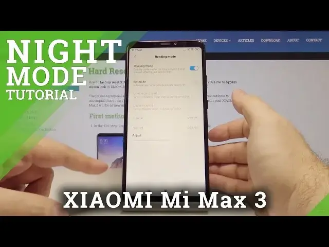 'Video thumbnail for How to Activate Night Mode in XIAOMI Mi Max 3 - Eye Protection'