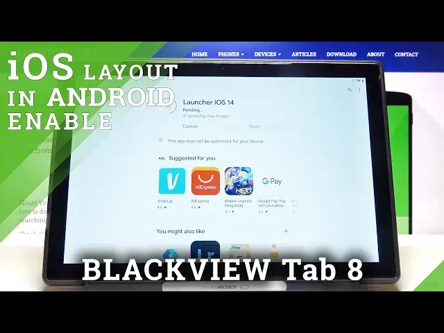 'Video thumbnail for How to Install iOS Launcher on BLACKVIEW Tab 8 – Apple Layout'