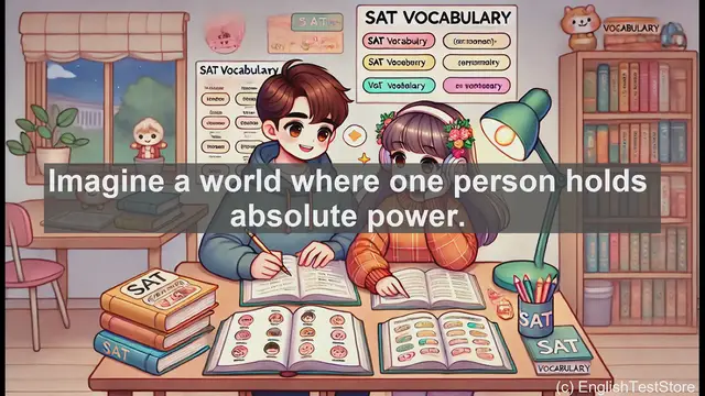 Video thumbnail for 5000 Must Know SAT Vocabulary - SAT Vocabulary: Understanding 'Autocrat' and Its Usage