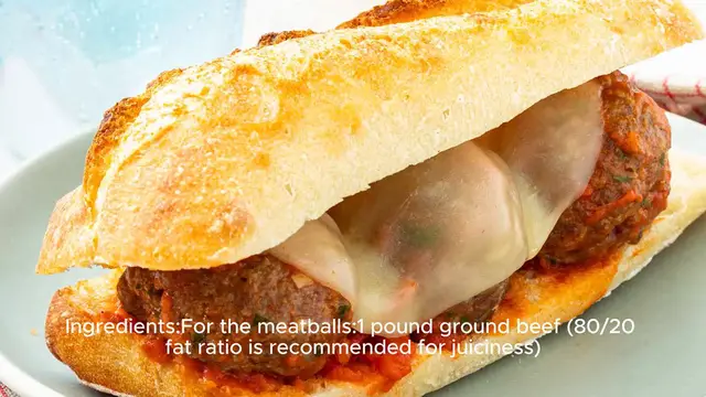 Video thumbnail for Meatball sub recipe