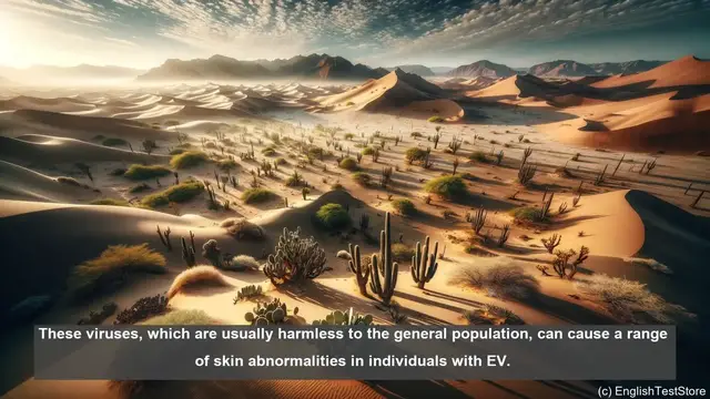 Video thumbnail for Epidermodysplasia verruciformis in biology - meaning, definition and examples