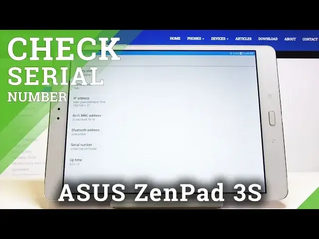 'Video thumbnail for How to Check Serial Number in ASUS ZenPad 3s – Check Specification'