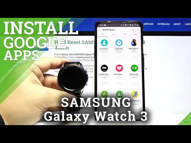 'Video thumbnail for How to Install Apps in SAMSUNG Galaxy Watch 3 – Download Application'