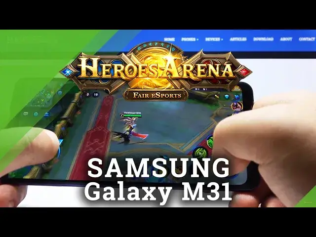 Video thumbnail for Heroes Arena on SAMSUNG Galaxy M31 – Graphic and Quality Checkup