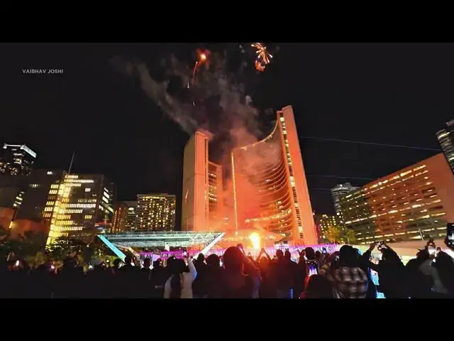 Video thumbnail for Diwali Celebration 2025 at Nathan Phillips Square Toronto