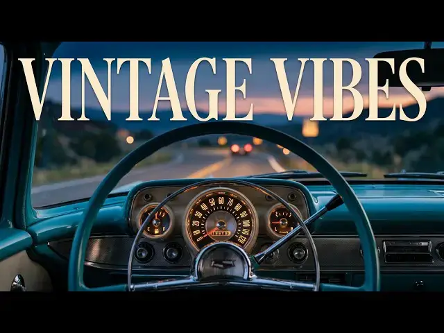 Video thumbnail for Cruising Twilight: Vintage Car Road Trip Vibes