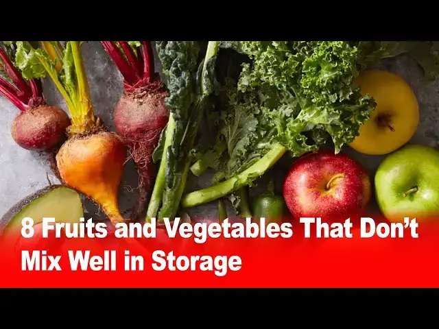 Video thumbnail for 8 Fruits and Vegetables That Don’t Mix Well in Storage 🍎🥦