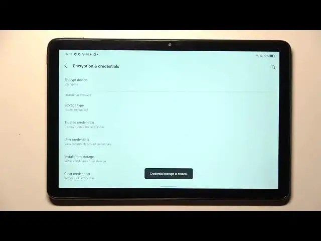 Video thumbnail for How to Clear Credentials on TCL Tab 10S – Change Certificates Settings
