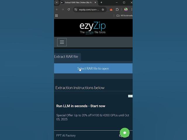 Video thumbnail for 📦 Extract RAR Files on your Browser | No Software Installation Required