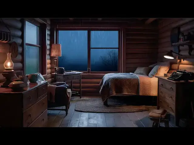 Video thumbnail for Embracing Snowstorm Serenity in Our Cozy Starlight Cabin