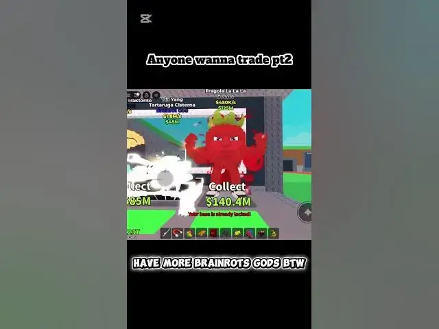 Video thumbnail for Anyone wanna trade (I have more secrets and brainrot gods) #shorts #stealabrainrot #roblox