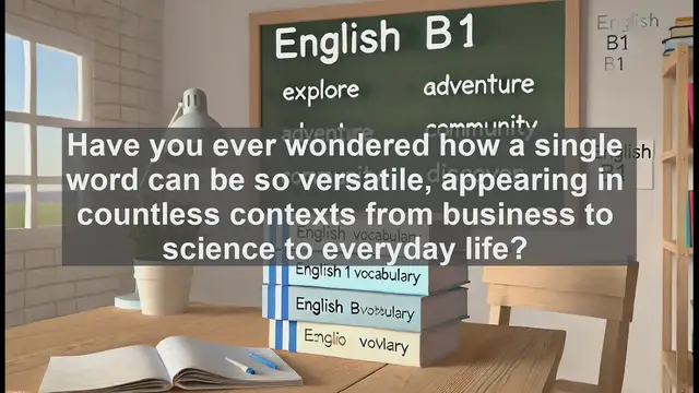 Video thumbnail for 2500 Must Know CEFR B1 Vocabulary - Understanding the Word 'Process': A B1 English Vocabulary Lesson