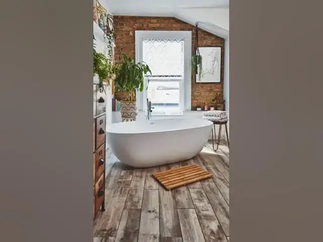 Video thumbnail for Can’t Afford a Beach House? Get The Bathroom Oasis Without The Sand #bathroommakeover #coastaldecor