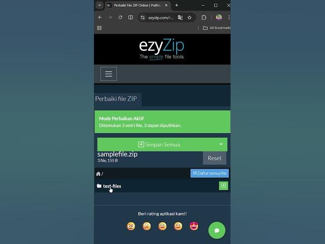 Video thumbnail for 📦 Cara Memperbaiki File ZIP yang Rusak Secara Online Gratis | Tidak Perlu Instalasi Perangkat Lunak