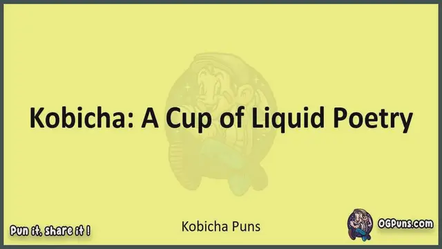 Video thumbnail for Kobicha - Jokes, Puns, Wordplays, and Laughter