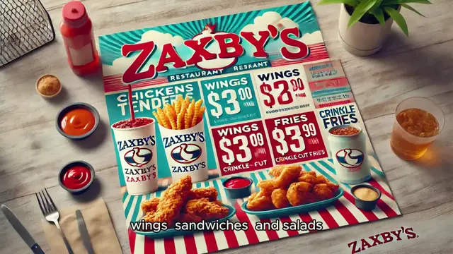 Video thumbnail for Zaxby's, Menu Prices