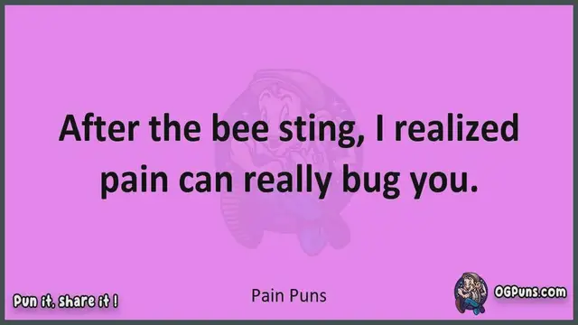 Video thumbnail for Pain - Jokes, Puns, Wordplays, and Laughter