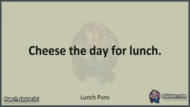 Video thumbnail for Lunch - Jokes, Puns, Wordplays, and Laughter