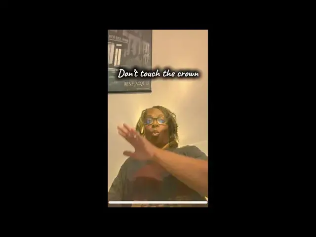 'Video thumbnail for Don’t touch the crown #locs #locjourney #rebel #starterlocs #loclove #getstarted #grayhairjourney'