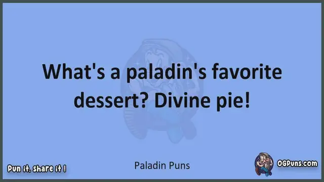 Video thumbnail for Paladin - Jokes, Puns, Wordplays, and Laughter