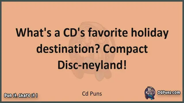 Video thumbnail for Cd - Jokes, Puns, Wordplays, and Laughter