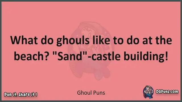 Video thumbnail for Ghoul - Jokes, Puns, Wordplays, and Laughter