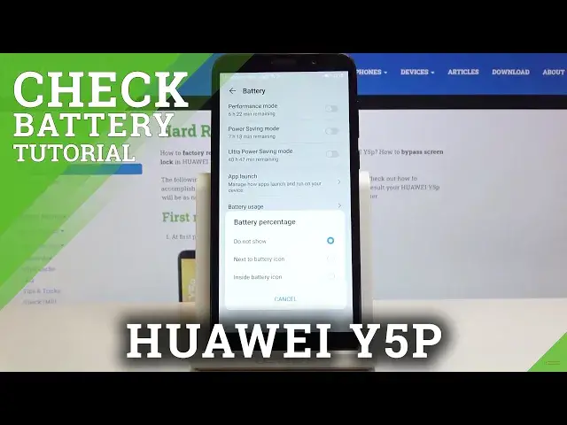 'Video thumbnail for How to Enable Battery Level in Huawei Y5P – Show Battery Percentage on Display'