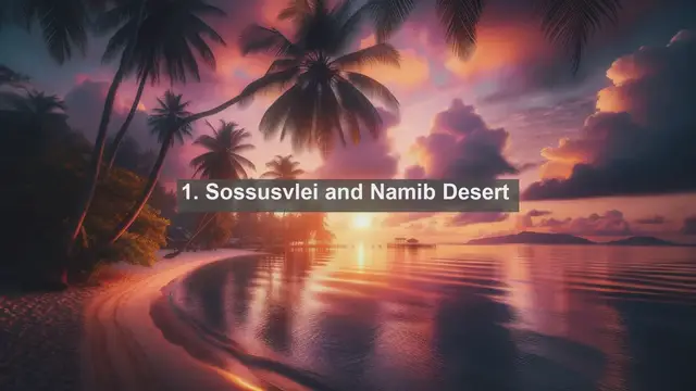Video thumbnail for Explore Namibia's Natural Marvels: Top 10 Must-Visit Landscapes!