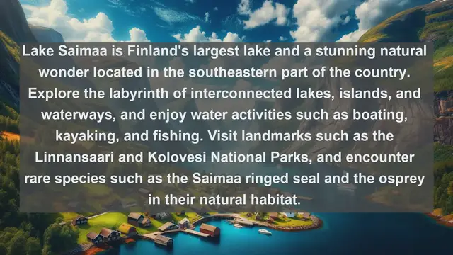 Video thumbnail for Explore Finland's Natural Wonders: Top 10 Must-Visit Landscapes