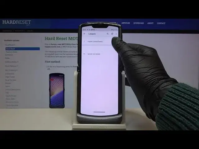 Video thumbnail for How to Change Language in MOTOROLA Razr 5G – Find System Language