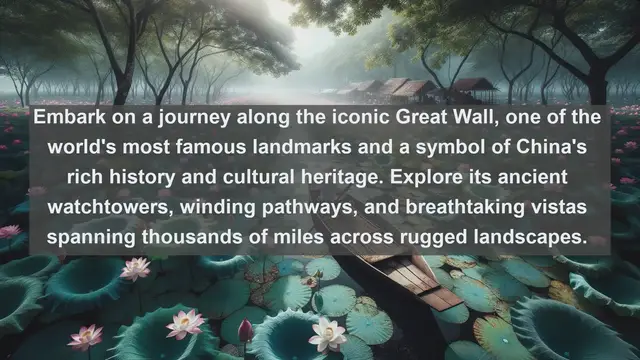 Video thumbnail for Explore China: Top 10 Must-See Landmarks and Attractions
