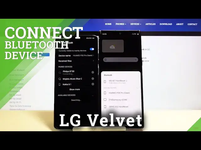 'Video thumbnail for How to Connect LG Velvet via Bluetooth – Pair Bluetooth Devices'