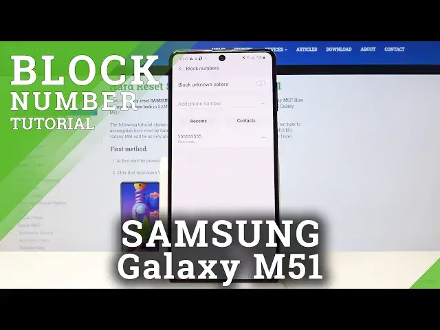 Video thumbnail for How to Block Number in SAMSUNG Galaxy M51 – Create Blacklist